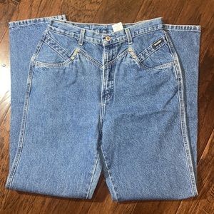 Rockies Light Blue High-Waist Mom Jeans
